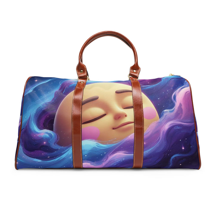 Galaxy Moon Waterproof Travel Bag – Stylish, Durable & Space-Themed Carry-On
