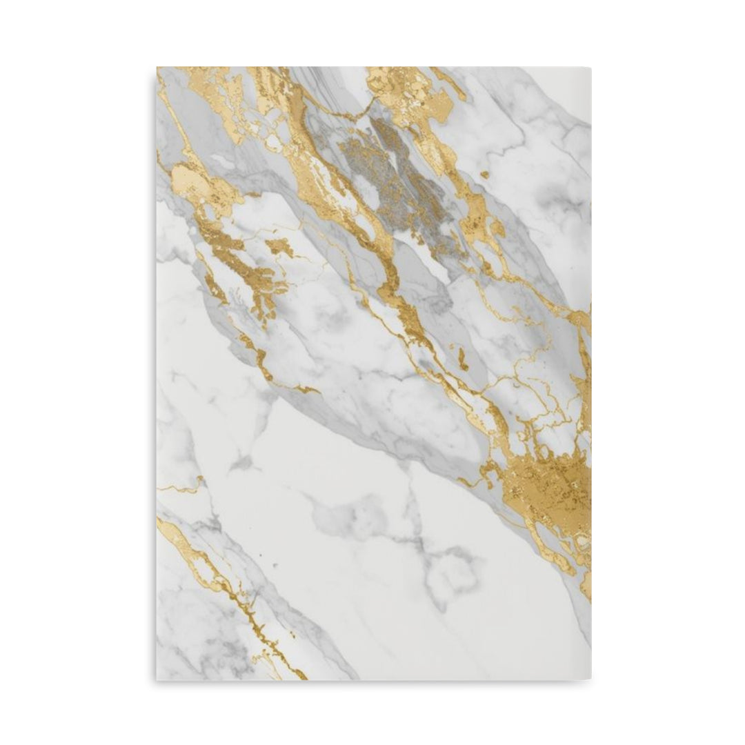 Luxury Marble Hardcover Puffy Notebook – Plush, Customizable, 3 Sizes