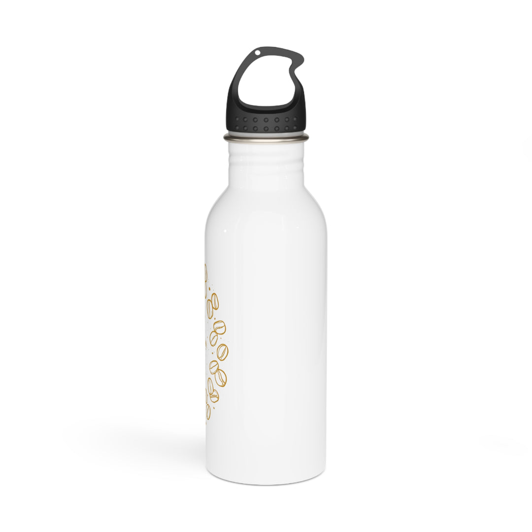 Coffee Bean Chic 20oz Stainless Steel Water Bottle – Trendy & Insulated