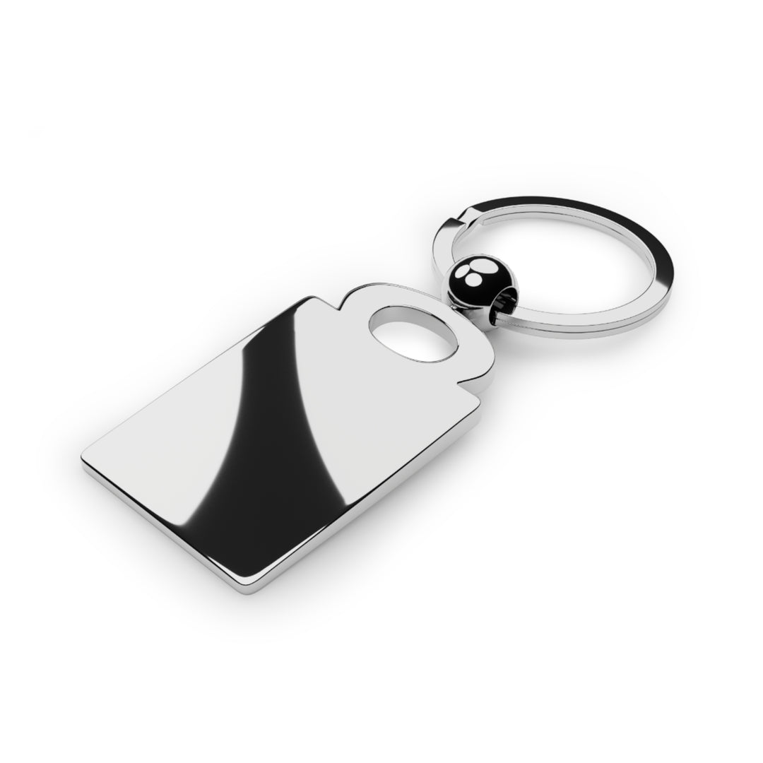 Retro Pop Art Rectangle Photo Keyring – Custom Comic Book Design Gift