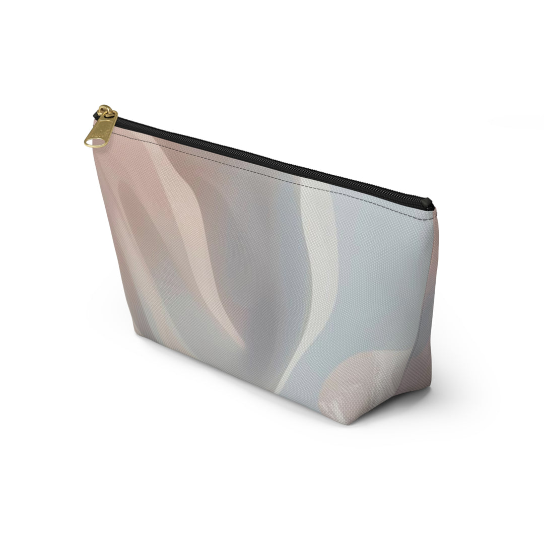 Chic T-Bottom Accessory Pouch – Pastel Abstract, Stylish Organizer Bag
