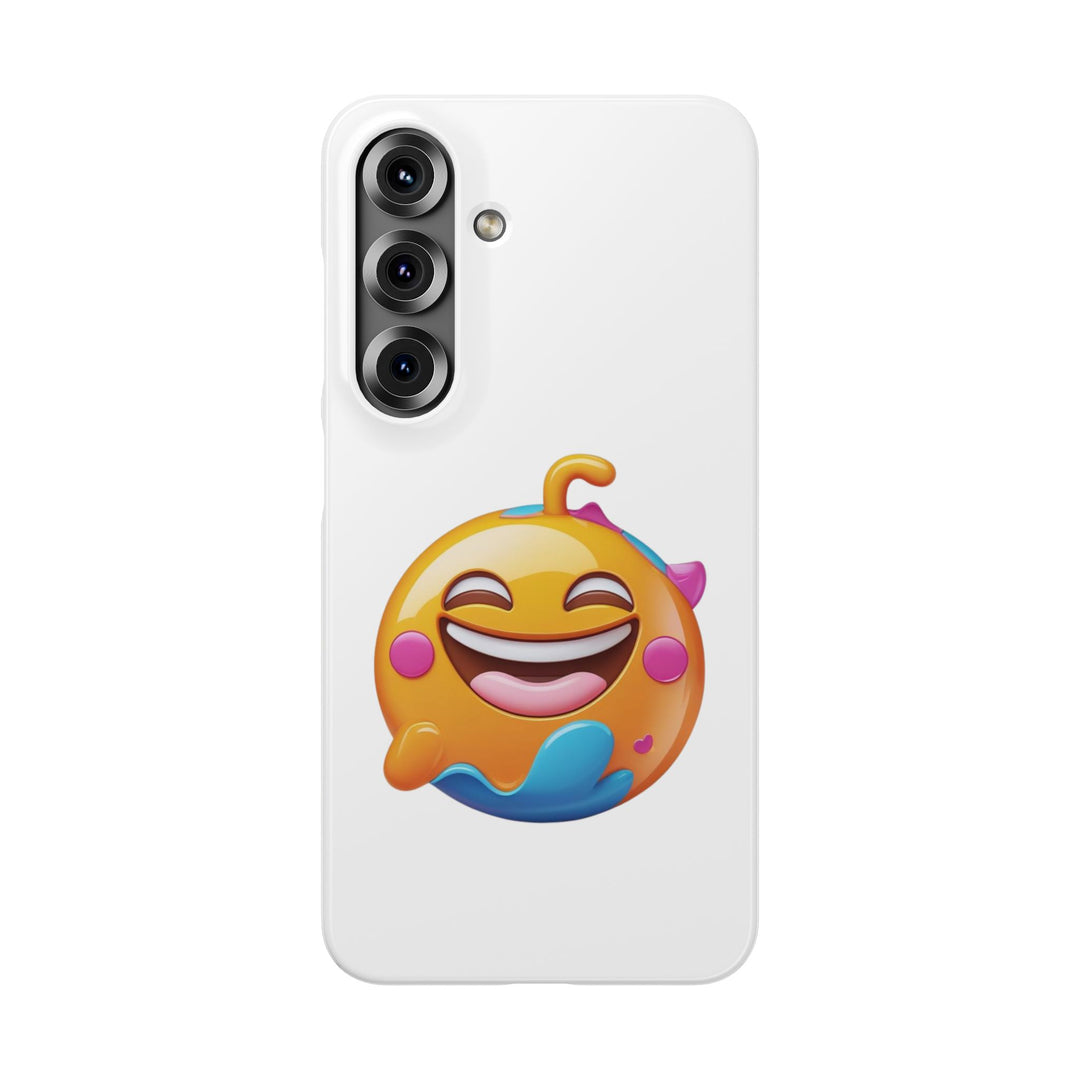 Emoji Joyful Vibe Snap Case – Sleek, Durable, Fun Cartoon Phone Cover
