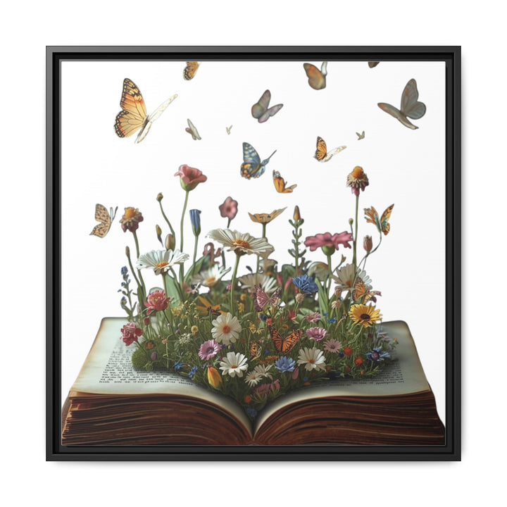 Whimsical Pop-Up Book Matte Canvas Art—Sustainable Framed Wall Décor