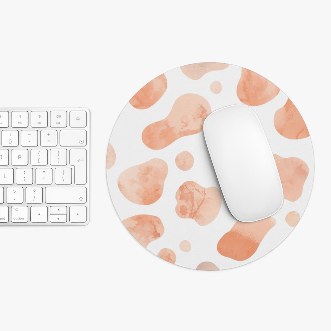 Abstract Watercolor Blush Mouse Pad – Stylish, Personalized Desk Accessory