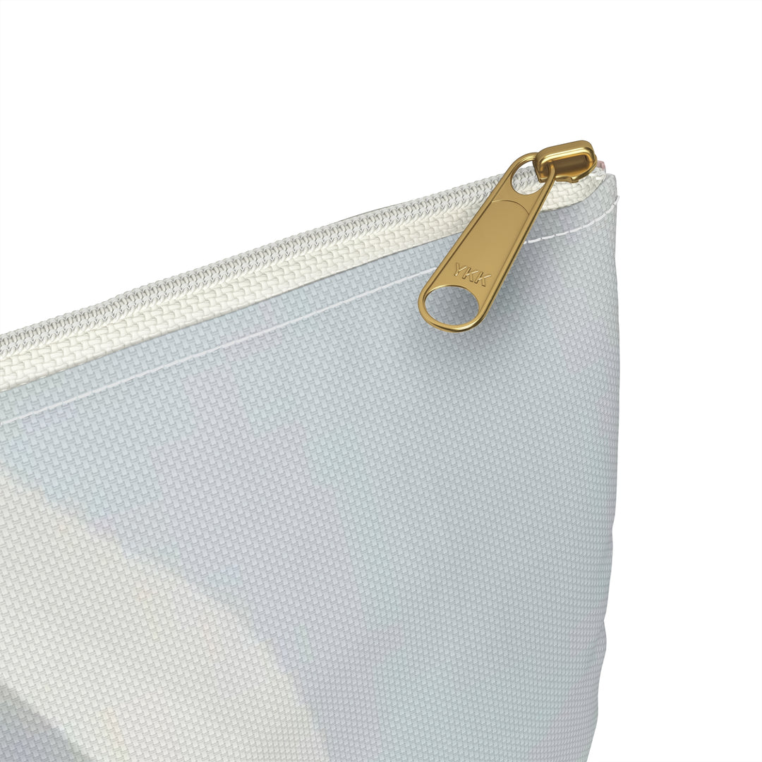Chic Abstract Pastel Accessory Pouch – Minimalist Organizer & Makeup Bag