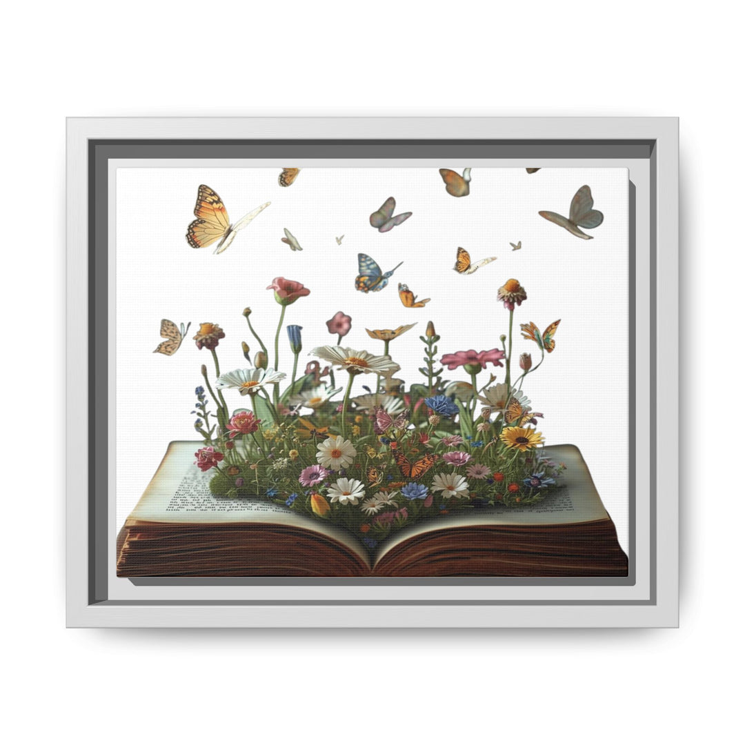 Whimsical Pop-Up Book Matte Canvas Art—Sustainable Framed Wall Décor
