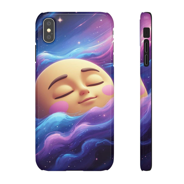Dreamy Galaxy Moon Snap Case – Slim, Stylish & Durable Cosmic Phone Cover