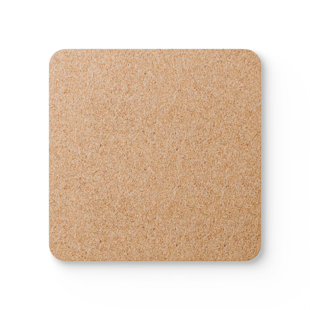 Dreamy Cosmic Baby Corkwood Coaster Set – High-Gloss, Cute Galaxy Decor
