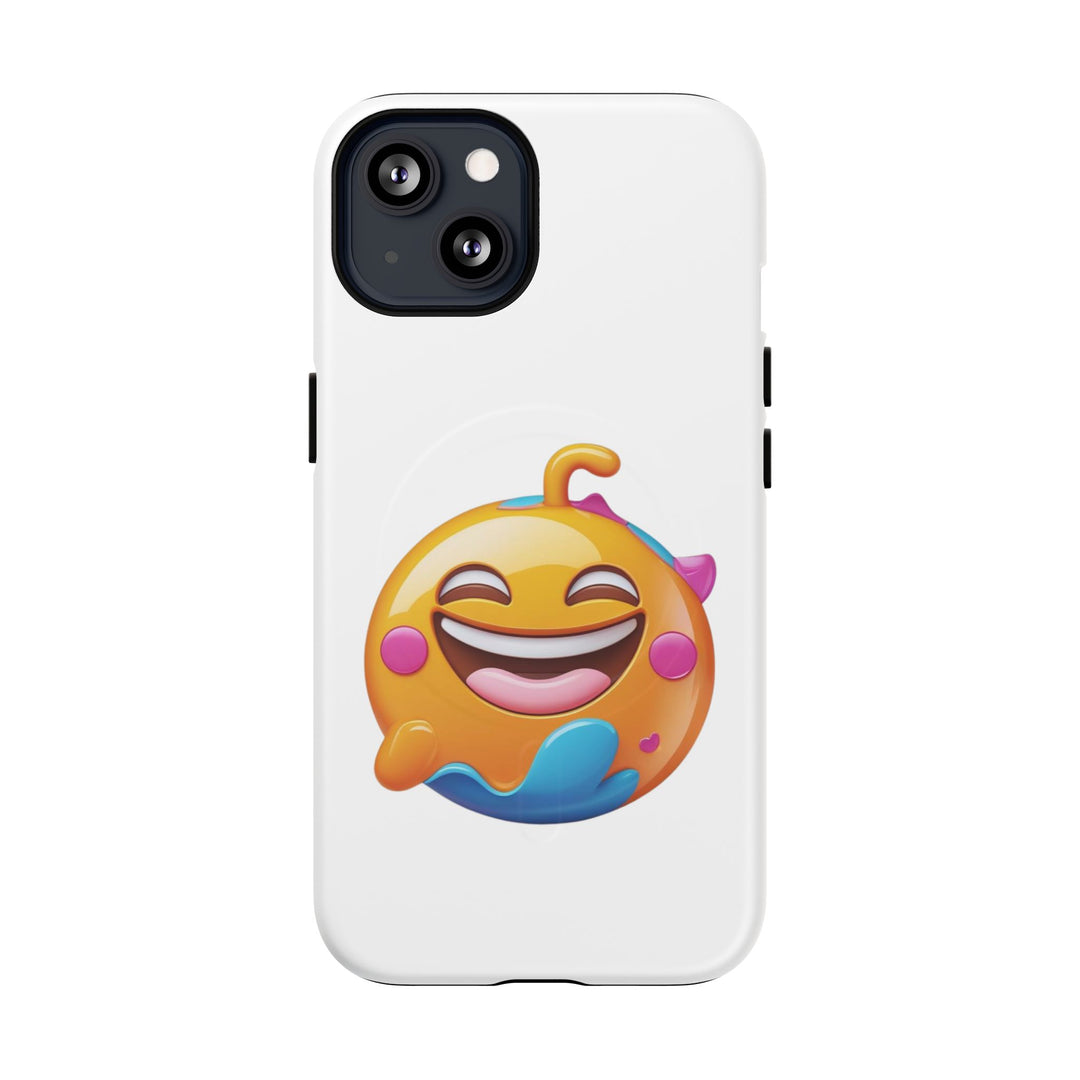 Tough Magnetic Emoji Case – Dual-Layer MagSafe Cover, Fun & Vibrant Design