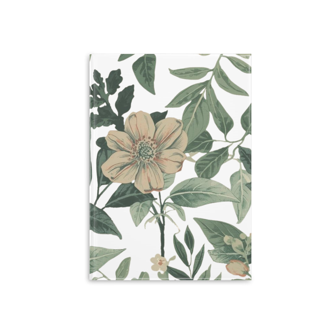 Vintage Floral Puffy Hardcover Notebook – Luxe, Custom, Lay-Flat Journal