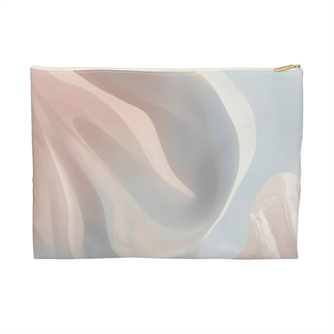 Chic Abstract Pastel Accessory Pouch – Minimalist Organizer & Makeup Bag