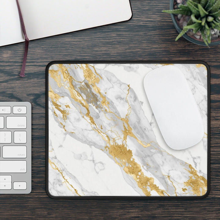Marble Gold Gaming Mouse Pad – Premium, Ultra-Smooth, Stylish & Durable