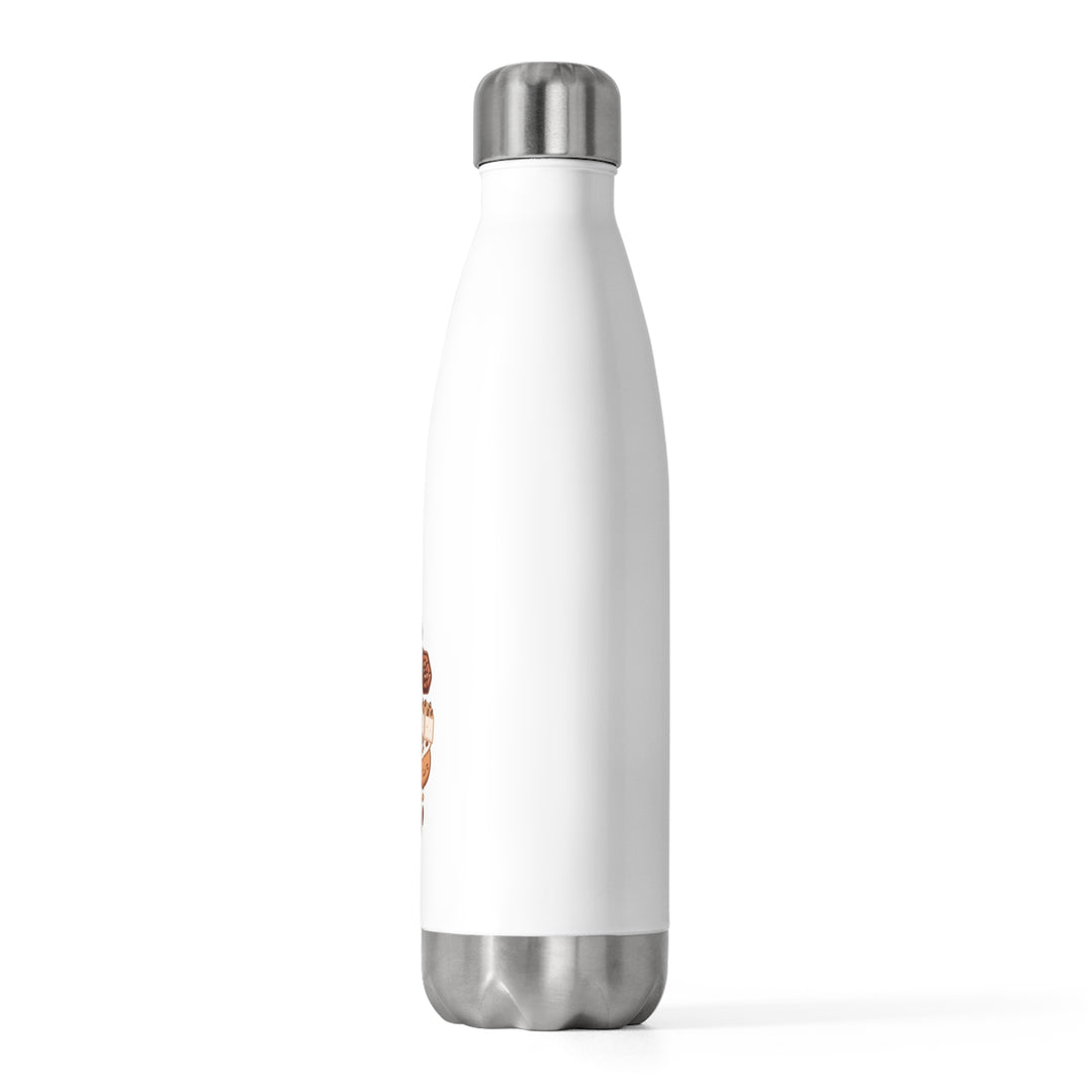 Whimsical Cafe Cartoon 20oz Premium Insulated Bottle – Coffee & Pastry Art