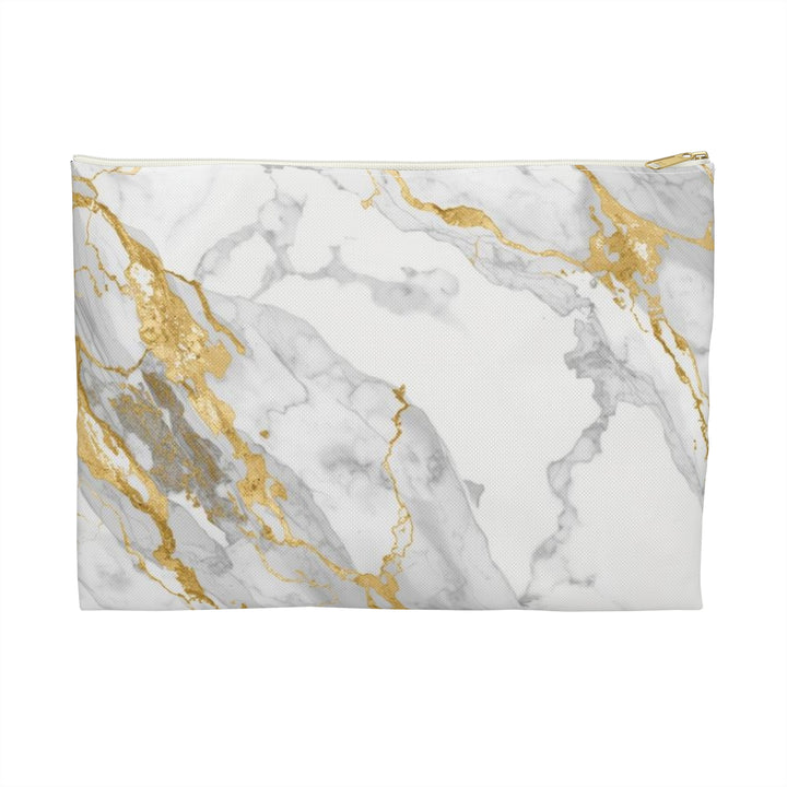 Chic Marble Gold Accessory Pouch – Trendy, Versatile Organizer Clutch
