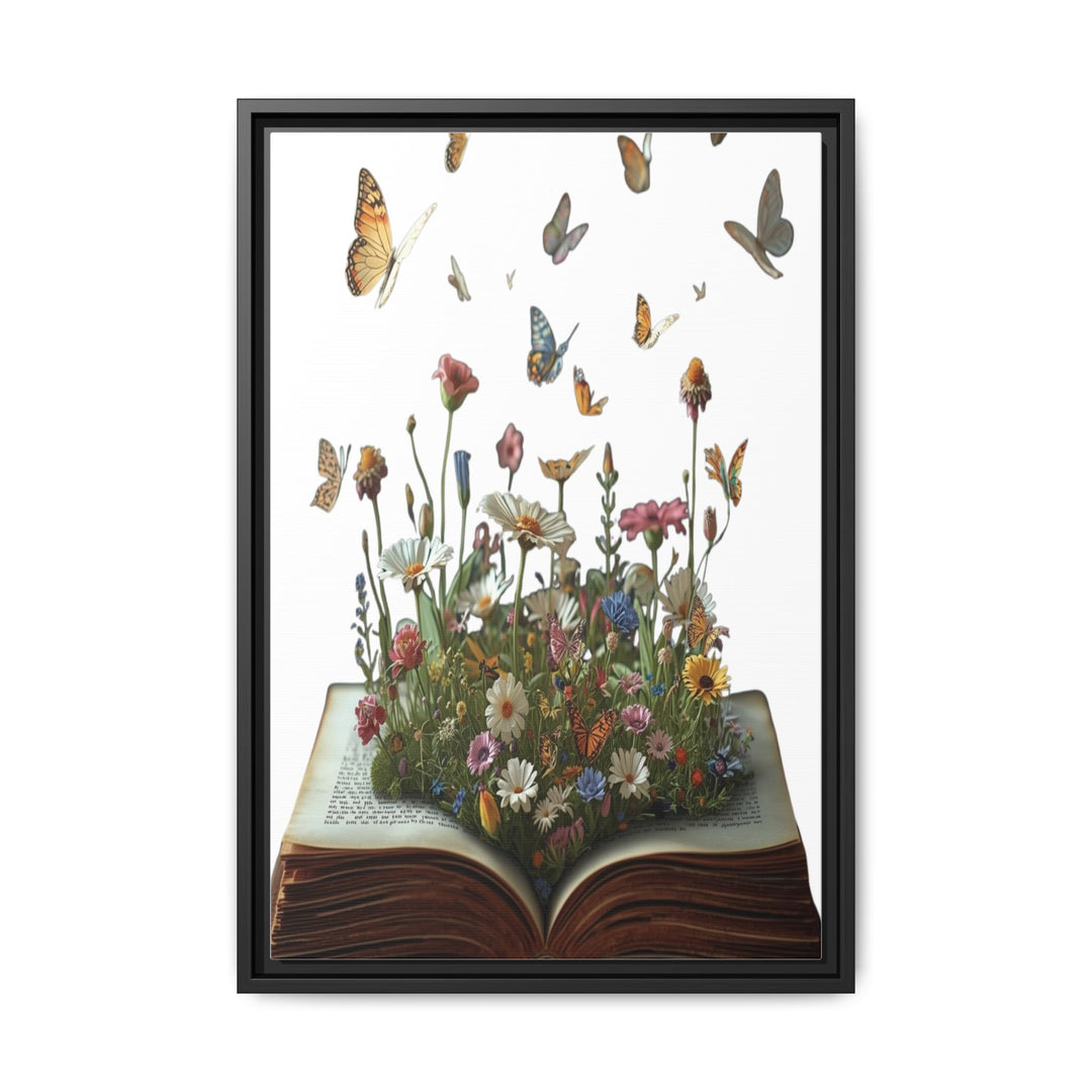 Whimsical Pop-Up Book Matte Canvas Art—Sustainable Framed Wall Décor