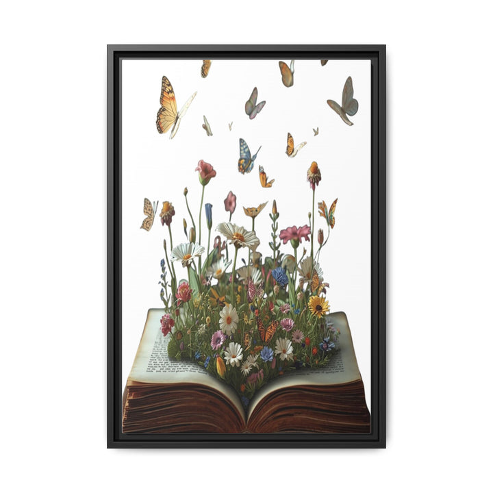 Whimsical Pop-Up Book Matte Canvas Art—Sustainable Framed Wall Décor