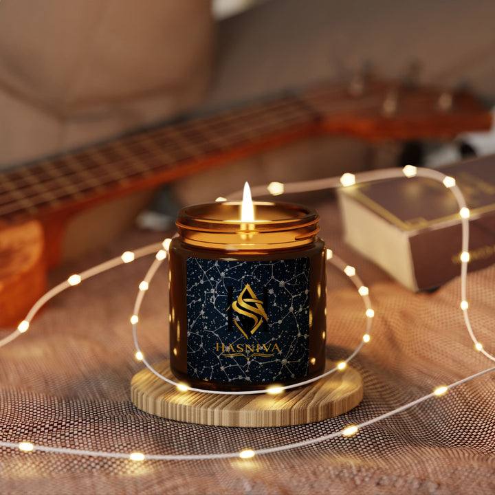 Celestial Amber Soy Candle – Starlit Constellation | 4oz & 9oz
