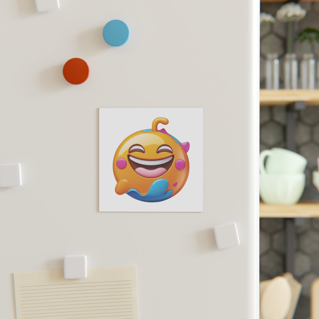 Personalized Emoji Square Magnet – Fun, Vibrant, Custom Photo or Art Gift