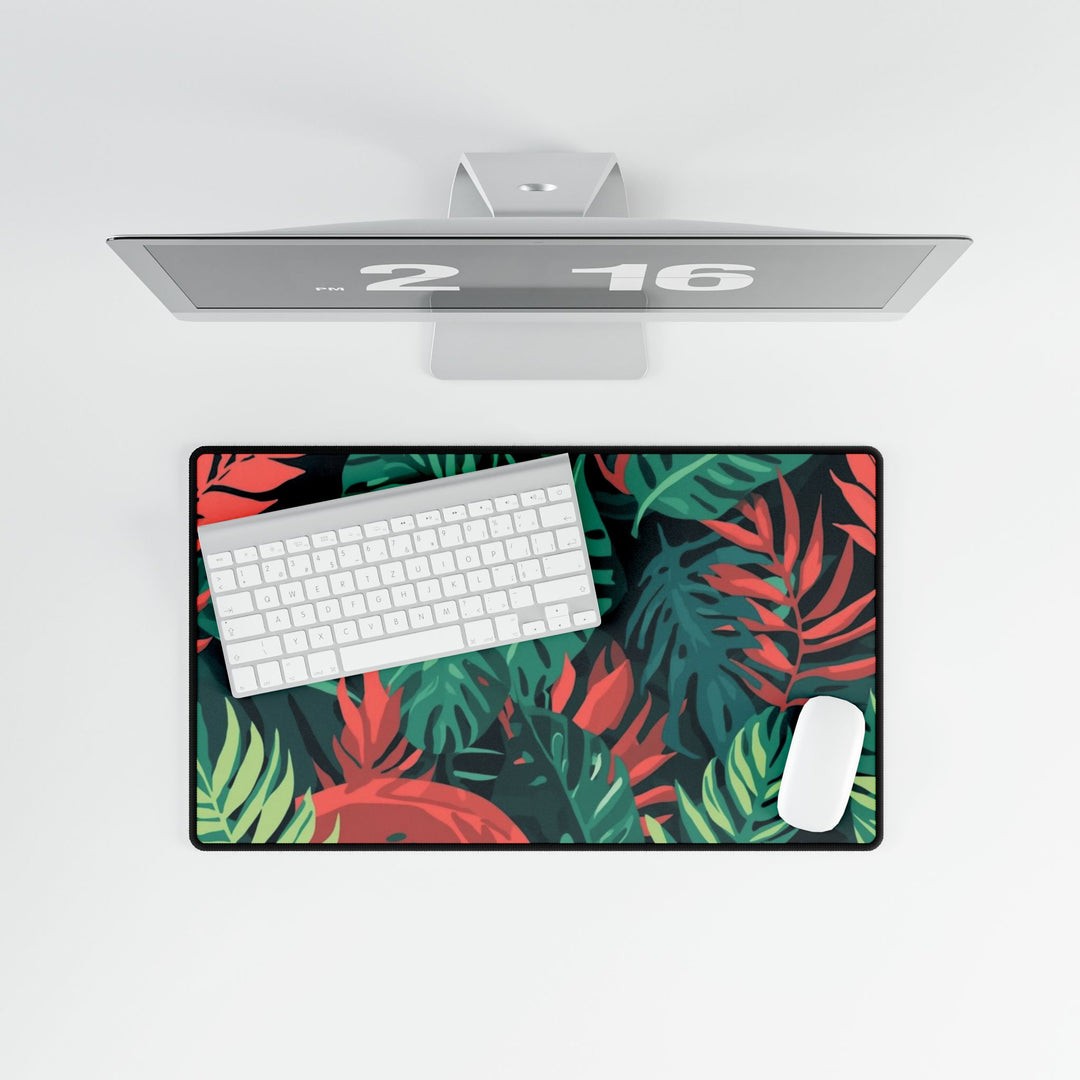 Premium Jungle Leaf Desk Mat – Stylish, Durable & Waterproof Workspace Upgrade