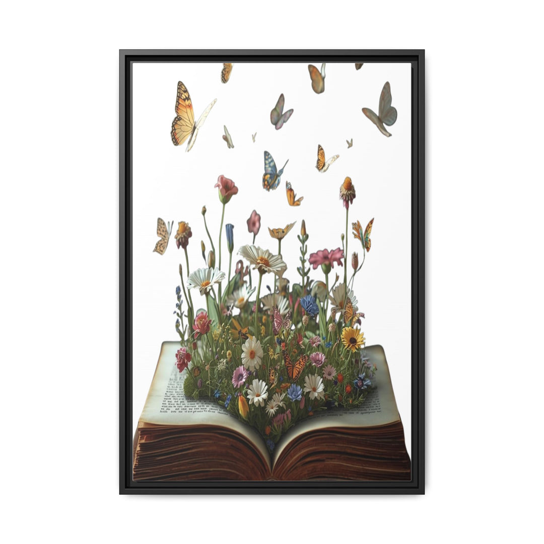 Whimsical Pop-Up Book Matte Canvas Art—Sustainable Framed Wall Décor