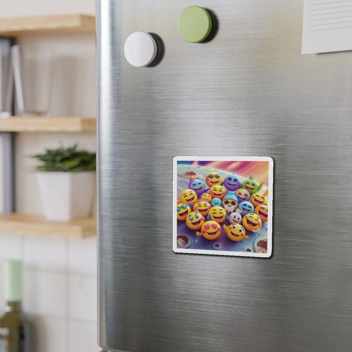 Custom Die-Cut Emoji Space Magnets – Fun, Trendy, Personalized Decor