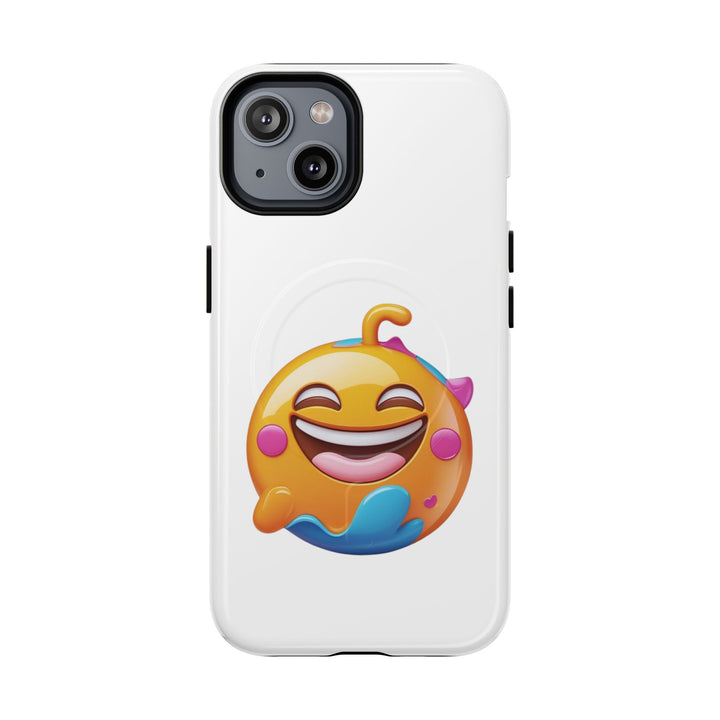 Tough Magnetic Emoji Case – Dual-Layer MagSafe Cover, Fun & Vibrant Design