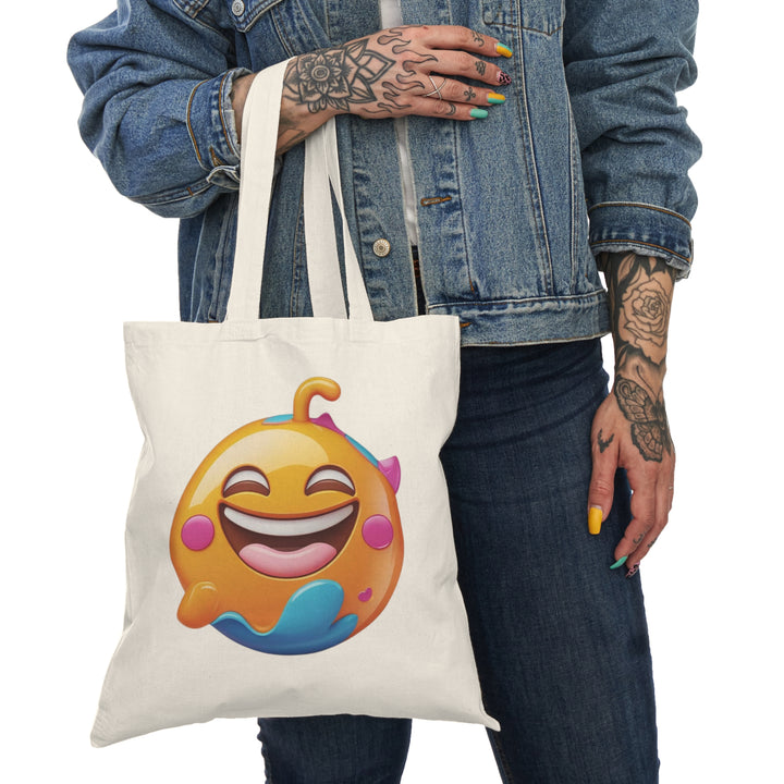 Premium Emoji Cotton Tote Bag – Eco-Friendly, Fun & Stylish Everyday Carry