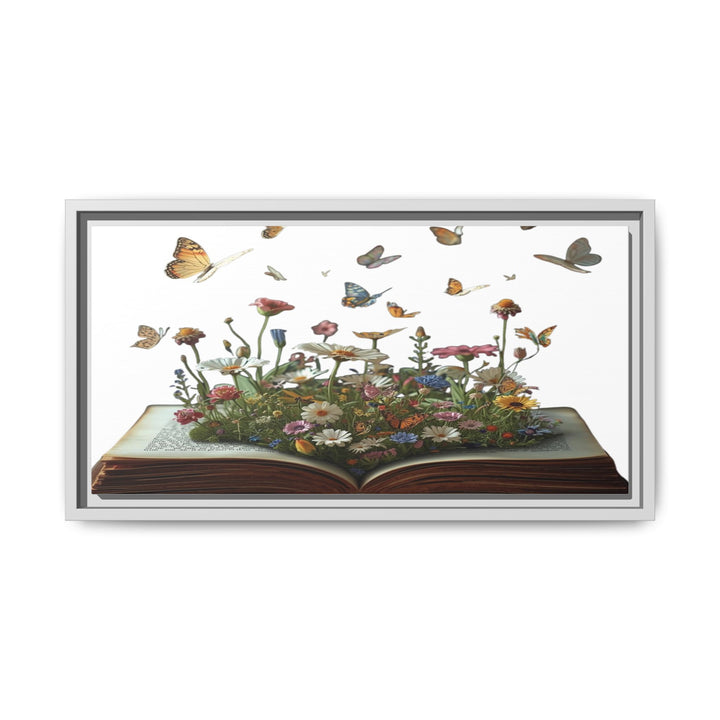 Whimsical Pop-Up Book Matte Canvas Art—Sustainable Framed Wall Décor