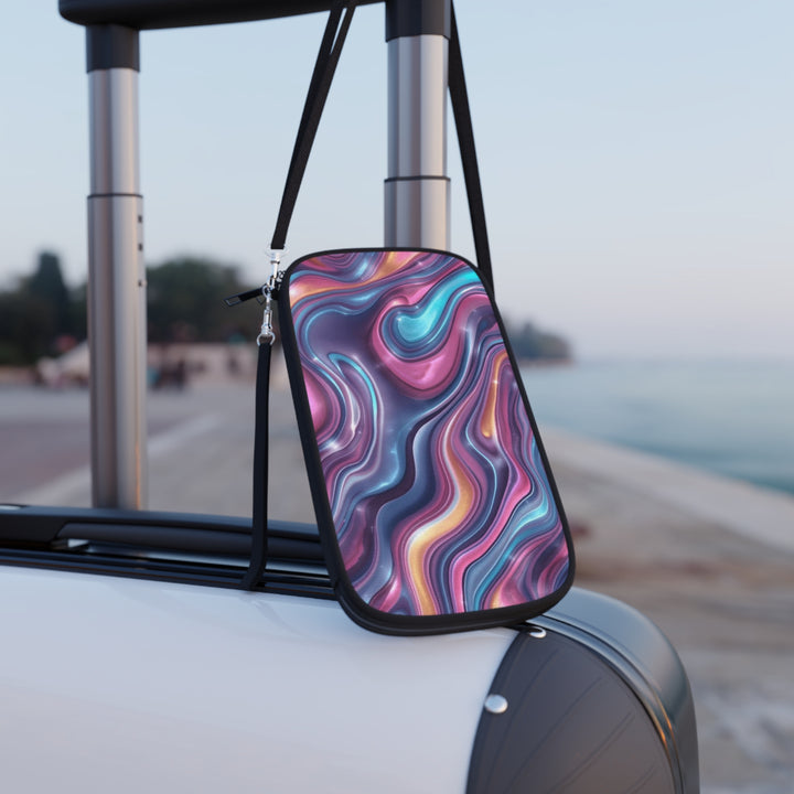 Ultimate RFID Passport Wallet – Iridescent Marble Swirl, Vegan Leather