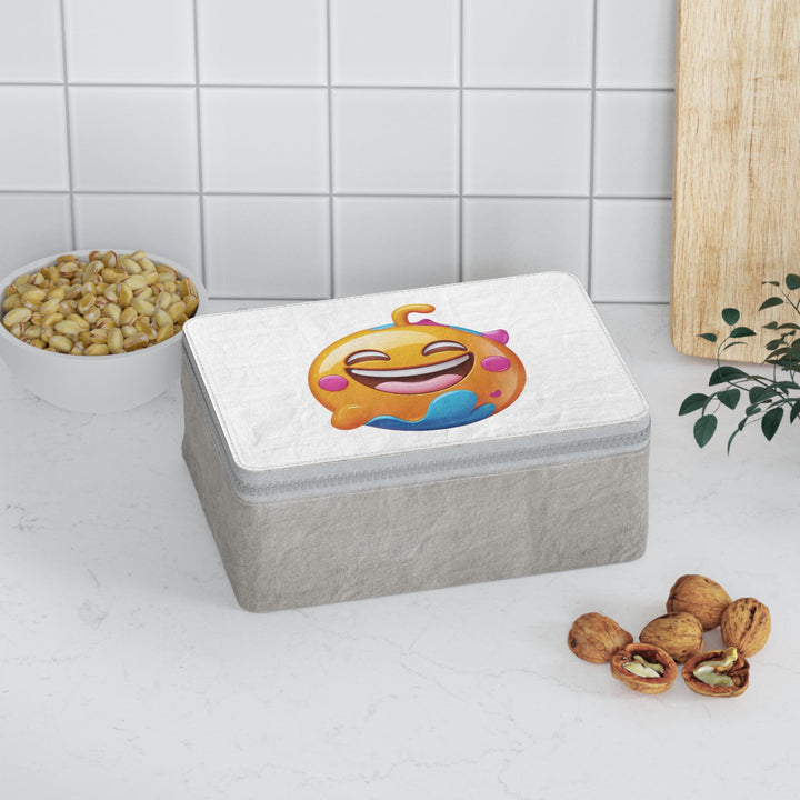 Emoji Vibes Eco Paper Lunch Bag – Customizable, Durable, & Fun Design