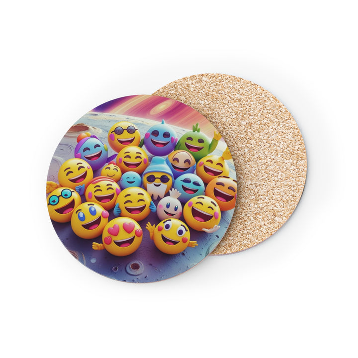 Space Emoji Fun Coasters – Vibrant, Durable, Stylish Drink Protection
