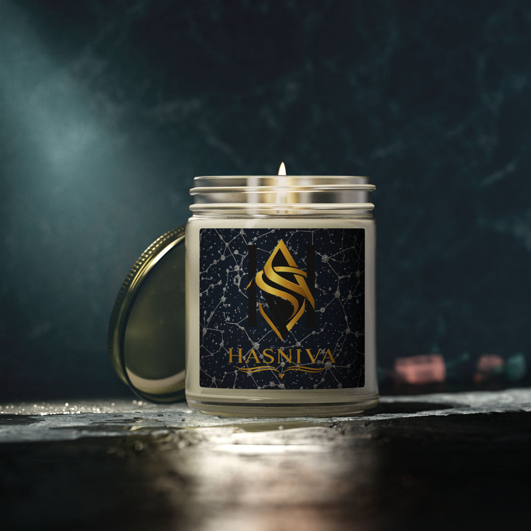 Celestial Constellation Scented Candle – Coconut Apricot Wax | Hand-Poured