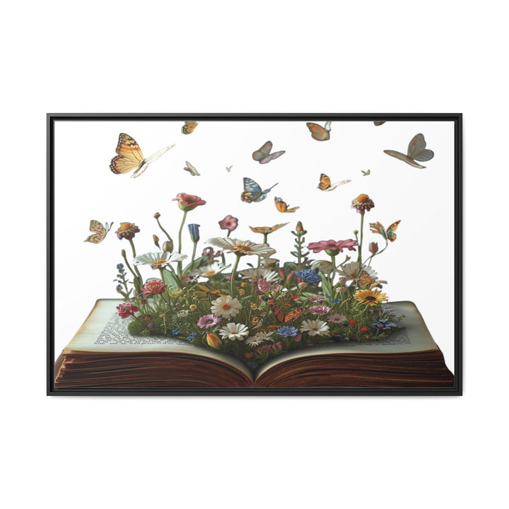 Whimsical Pop-Up Book Matte Canvas Art—Sustainable Framed Wall Décor