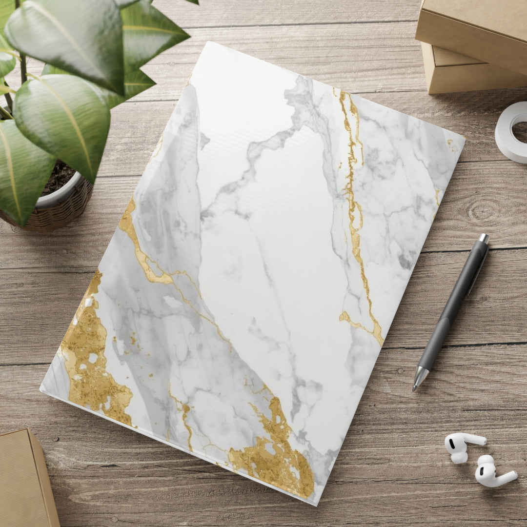 Luxury Marble Hardcover Puffy Notebook – Plush, Customizable, 3 Sizes