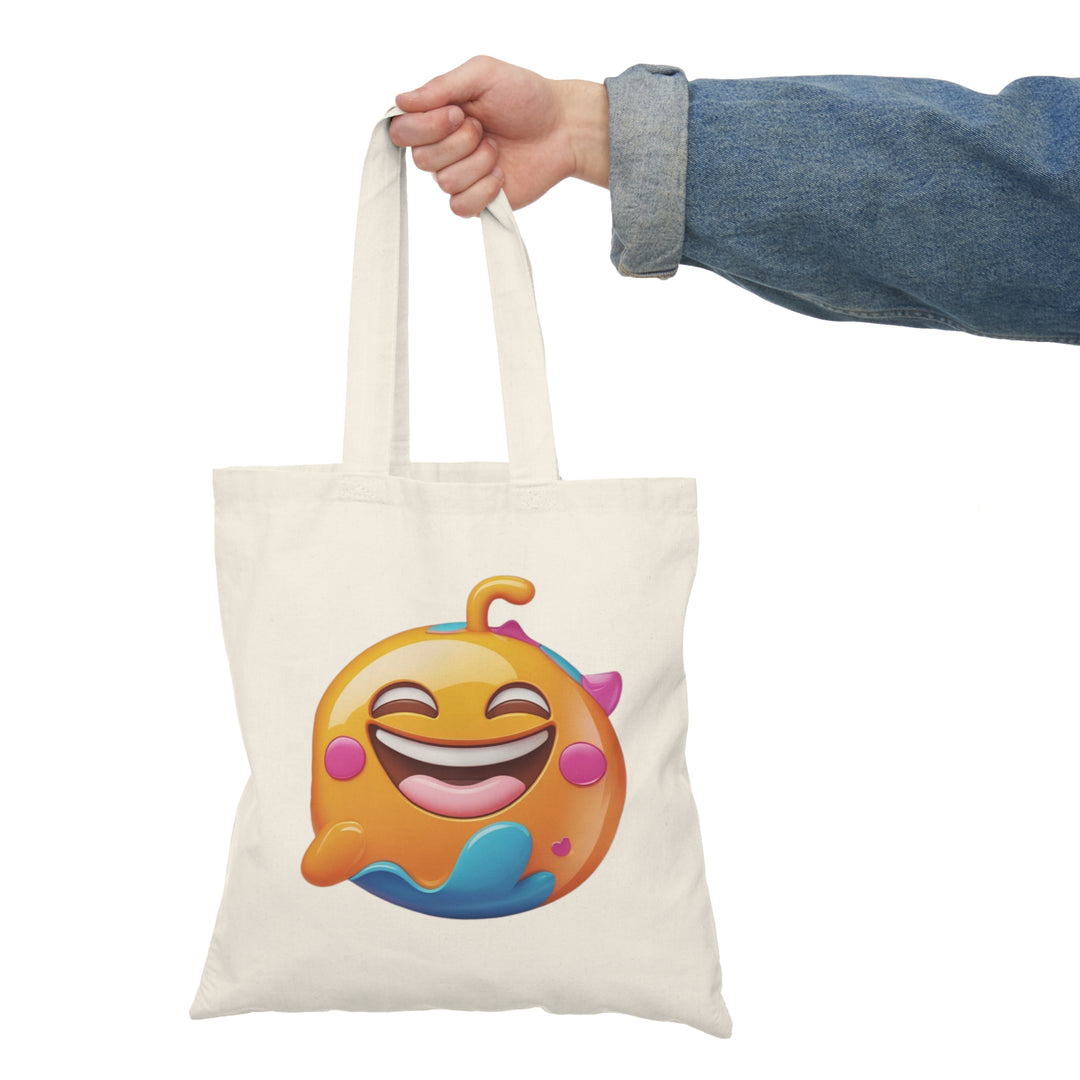 Premium Emoji Cotton Tote Bag – Eco-Friendly, Fun & Stylish Everyday Carry