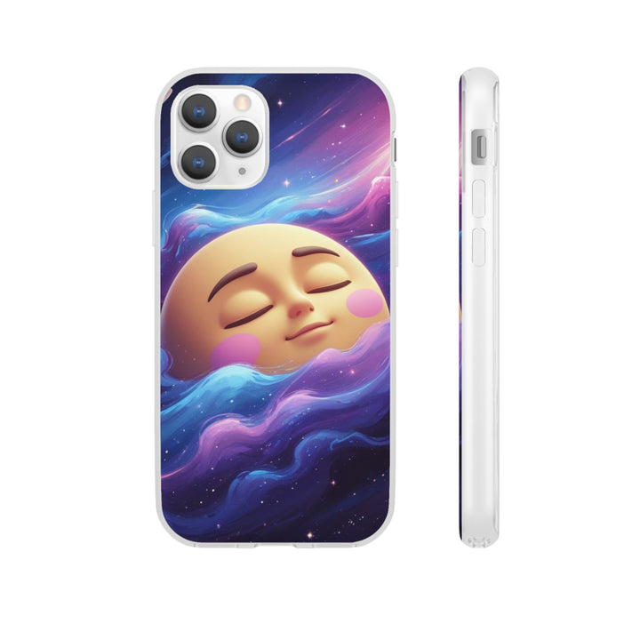 Flexi Case – Dreamy Galaxy Moon | Slim, Stylish & Durable Phone Cover