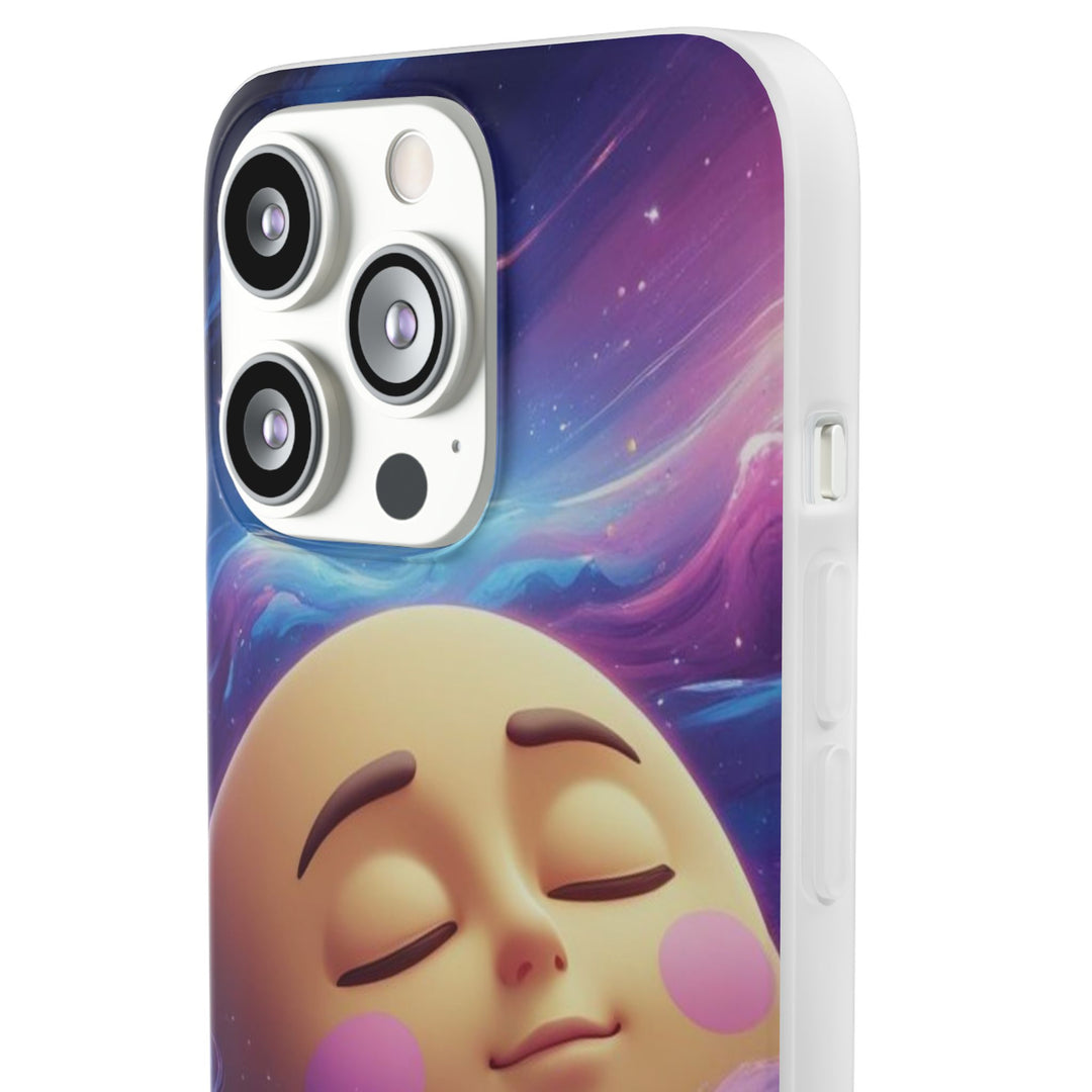 Flexi Case – Dreamy Galaxy Moon | Slim, Stylish & Durable Phone Cover