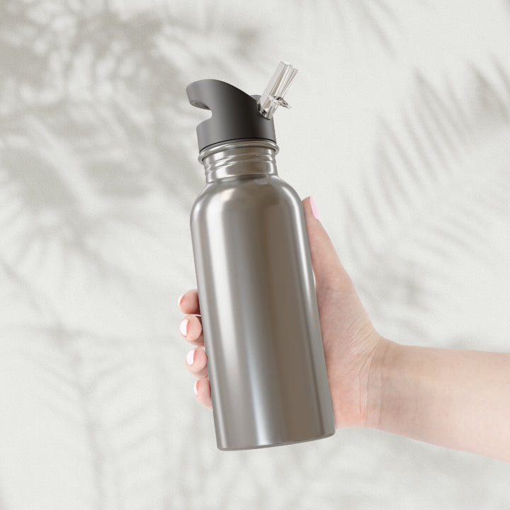 Chic Coffee Bean 20oz Stainless Steel Water Bottle w/ Straw – Leak-Proof, Stylish, Insulated