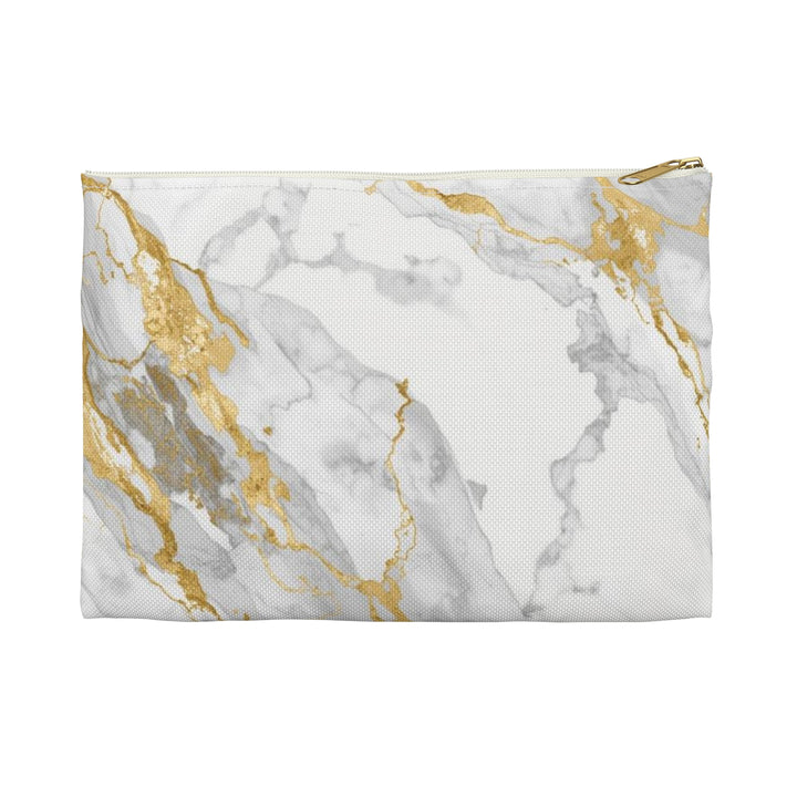 Chic Marble Gold Accessory Pouch – Trendy, Versatile Organizer Clutch