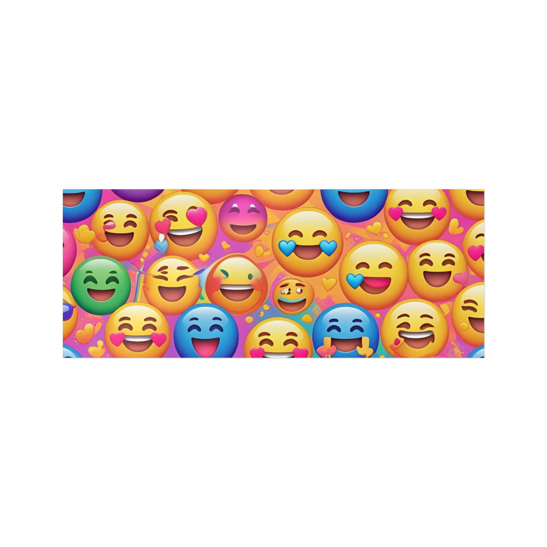 Joyful Emoji Die-Cut DTF Sticker – Vibrant, Custom, Weatherproof!