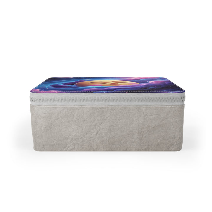 Eco Paper Lunch Bag – Custom Starry Galaxy, Cute Celestial Kraft Tote