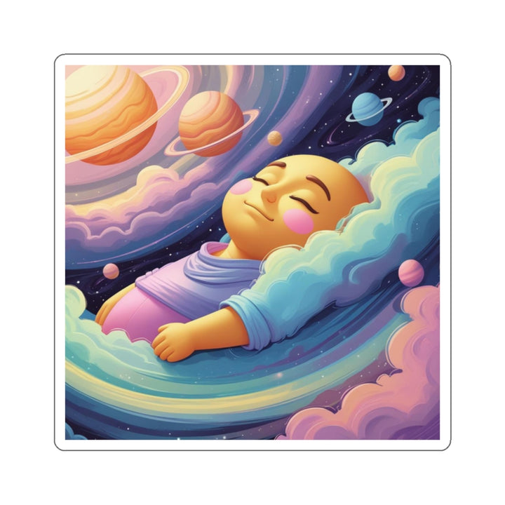 Cosmic Baby Dreams Die-Cut Sticker – Custom Vinyl, Perfect for Nurseries