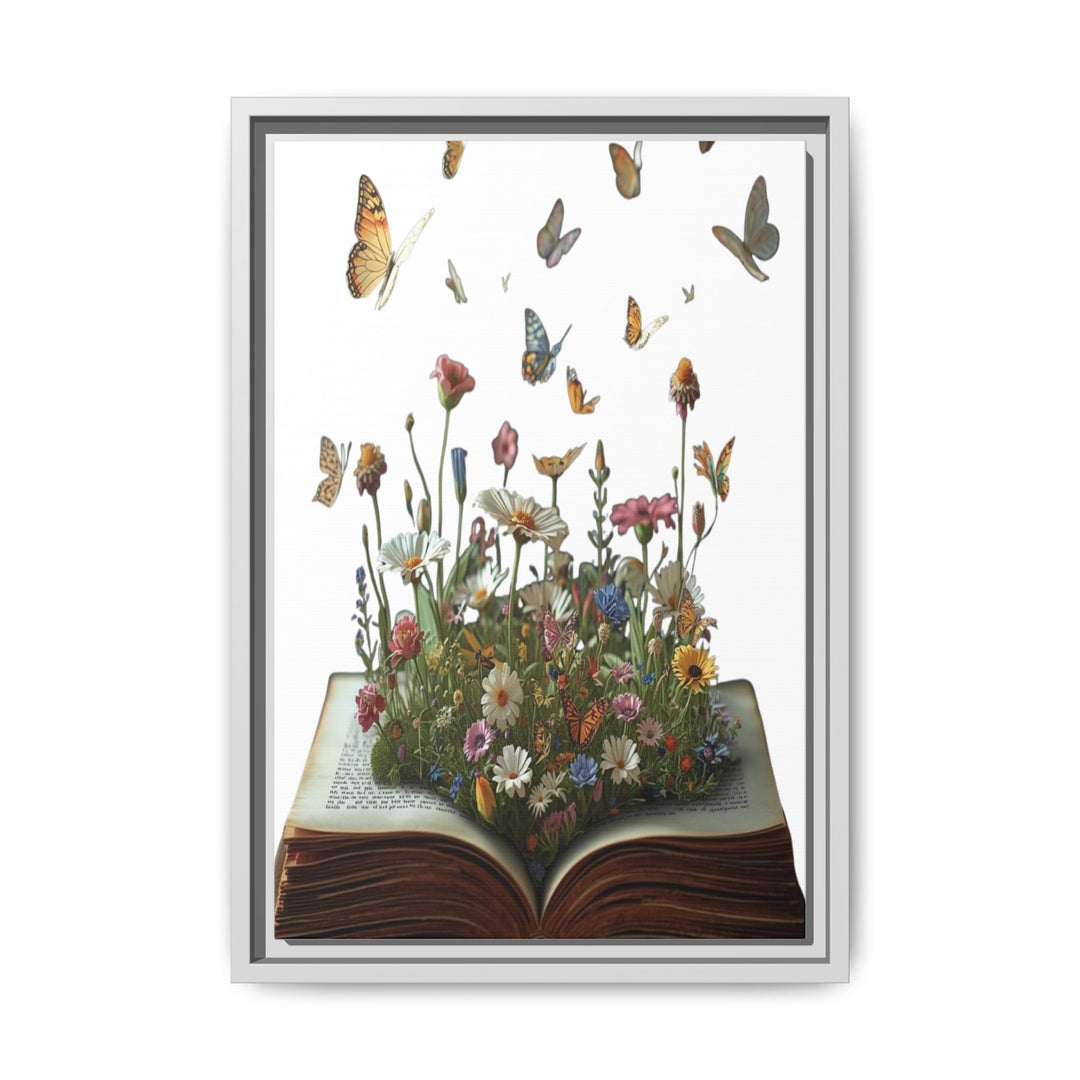 Whimsical Pop-Up Book Matte Canvas Art—Sustainable Framed Wall Décor