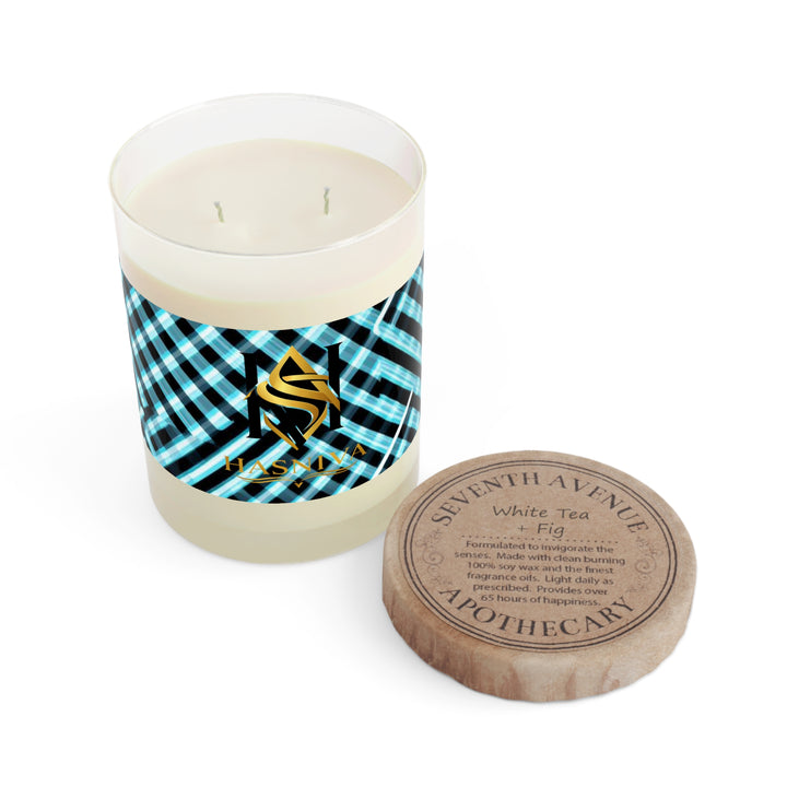 Modern Geometric Scented Candle 11oz – Long Burn, Soy, Stylish Gift