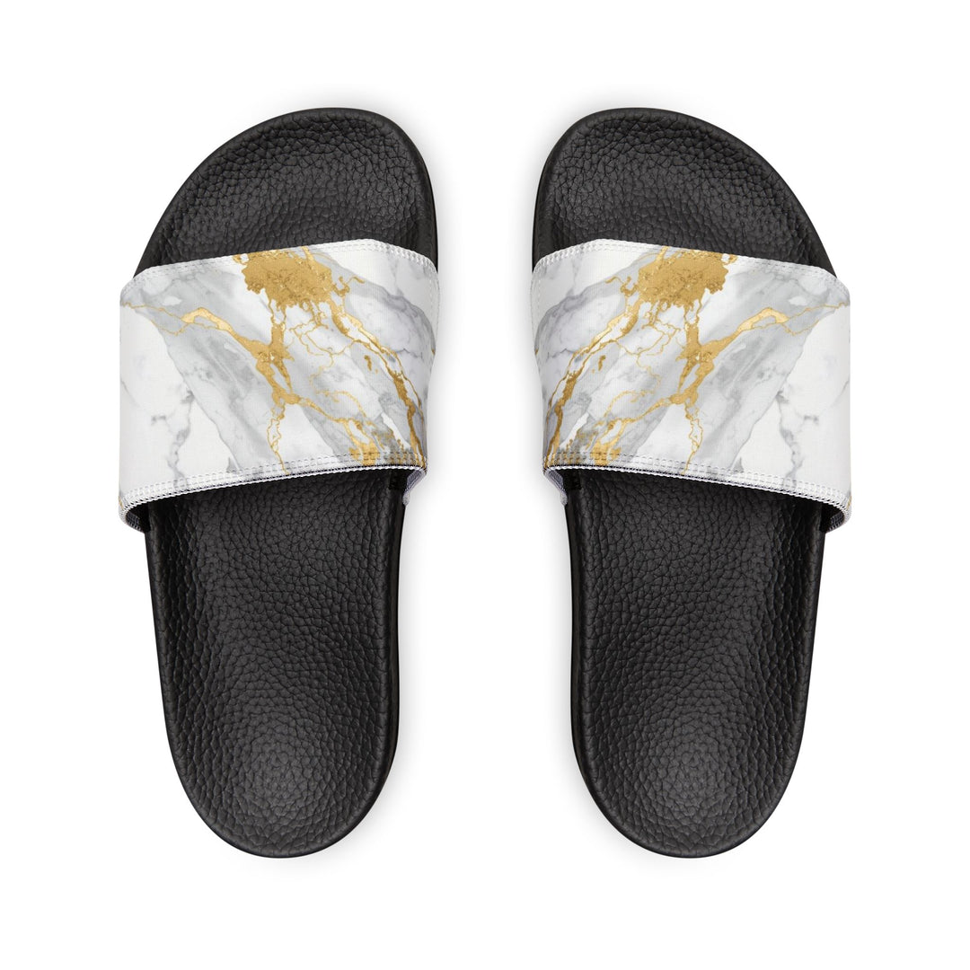 Marble Gold Women’s Removable-Strap Sandals – 2-in-1 Custom Comfort