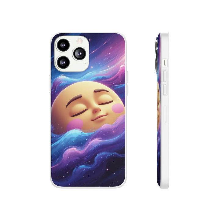 Flexi Case – Dreamy Galaxy Moon | Slim, Stylish & Durable Phone Cover