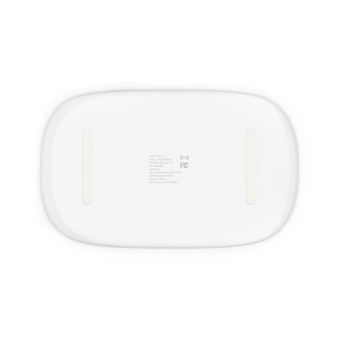 Emoji-Inspired UV Phone Sanitizer & Wireless Charger – Fun, Fast, 2-in-1!