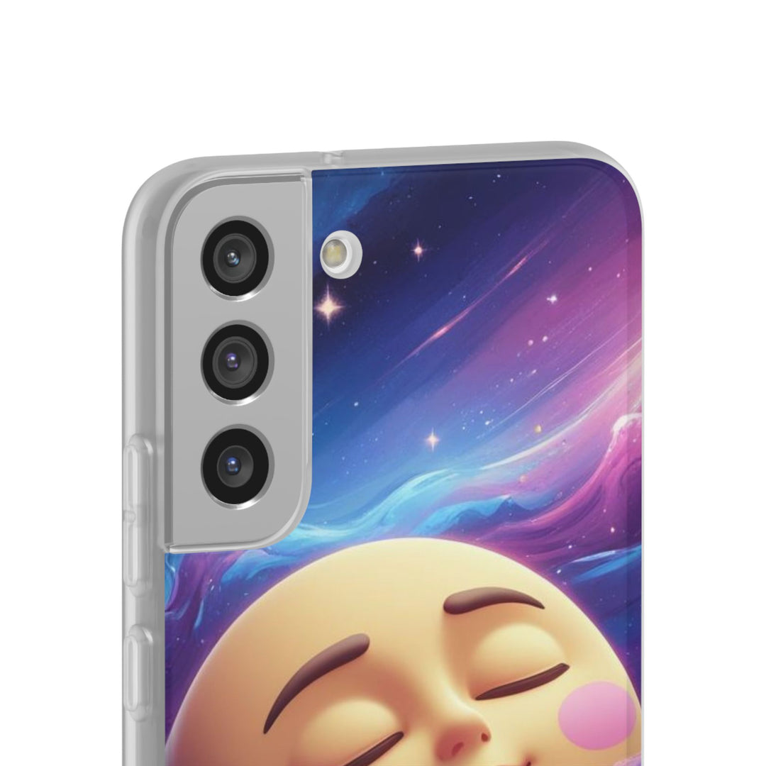 Flexi Case – Dreamy Galaxy Moon | Slim, Stylish & Durable Phone Cover