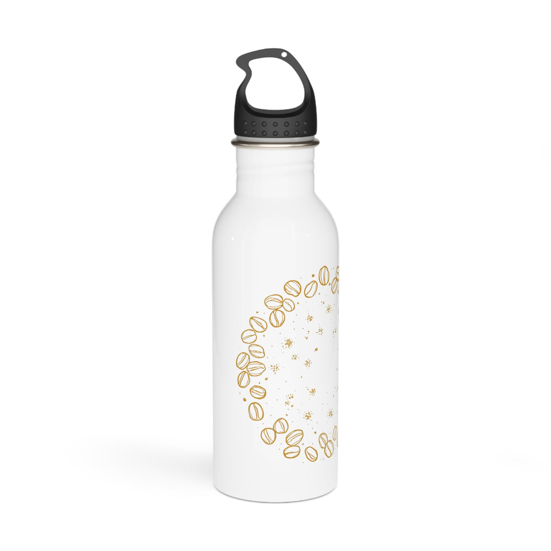 Coffee Bean Chic 20oz Stainless Steel Water Bottle – Trendy & Insulated