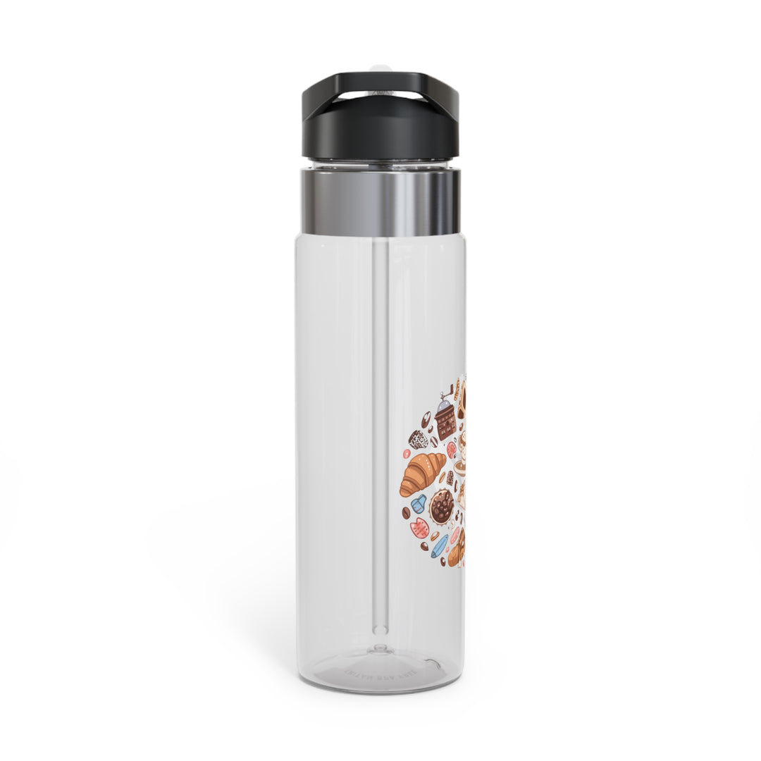 Kensington Tritan Sport Bottle 20oz – Cute Café Cartoon Coffee & Dessert Design